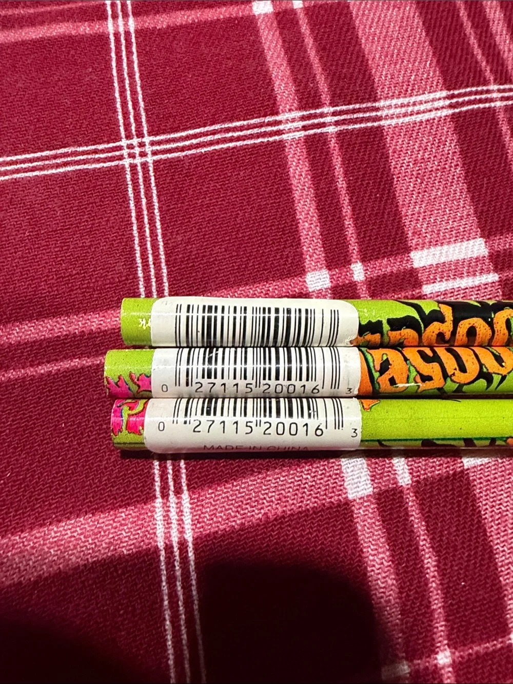 Vtg 90s Goosebumps Pencil Set Slime Green